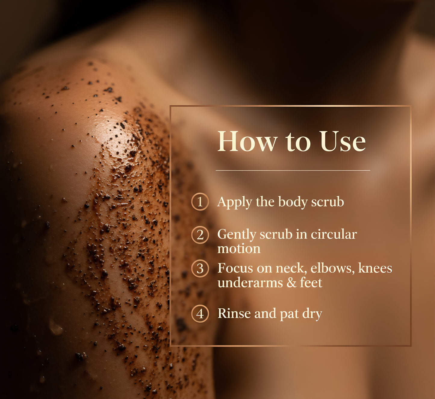 Coffee body scrub