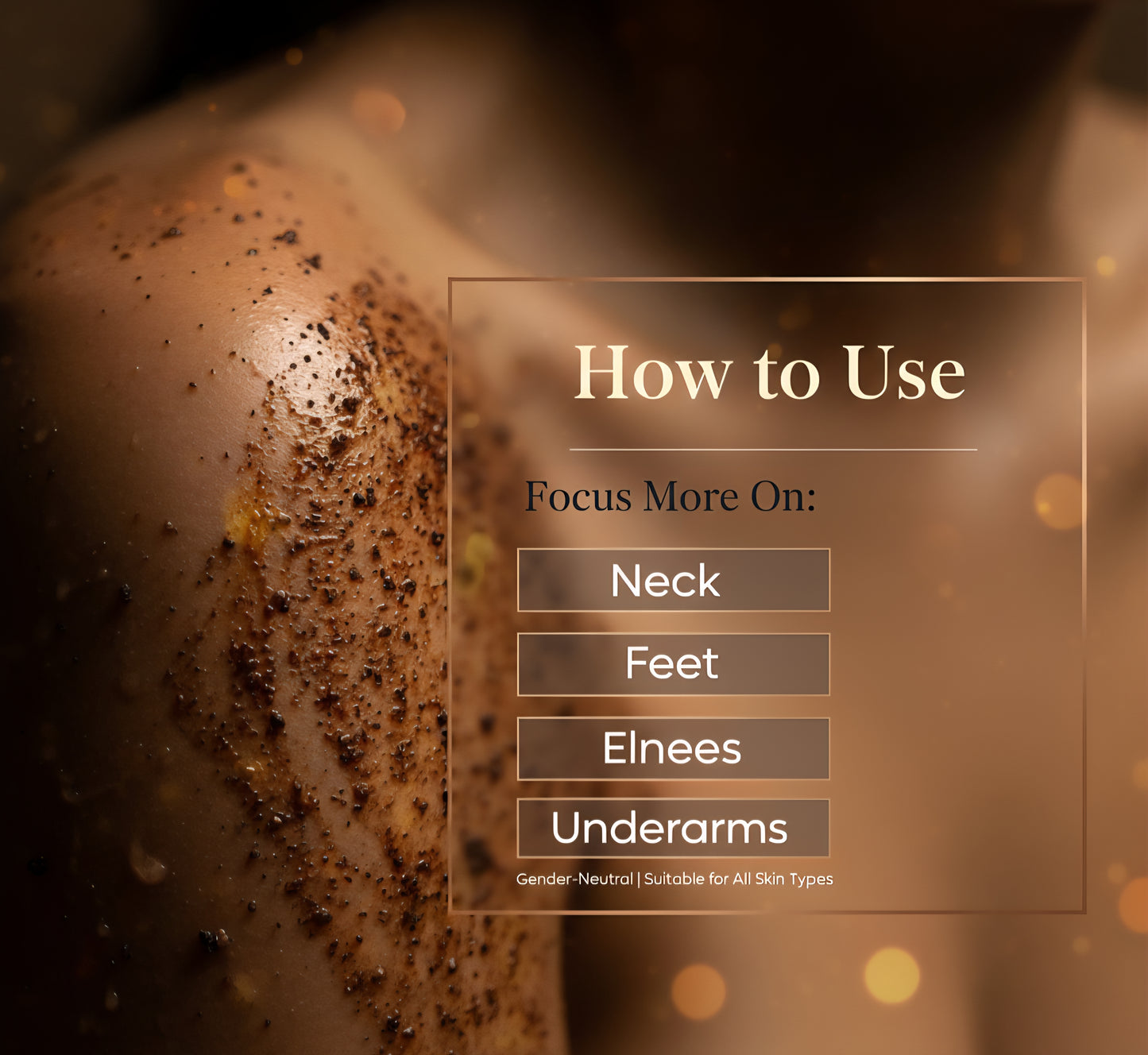 Coffee body scrub