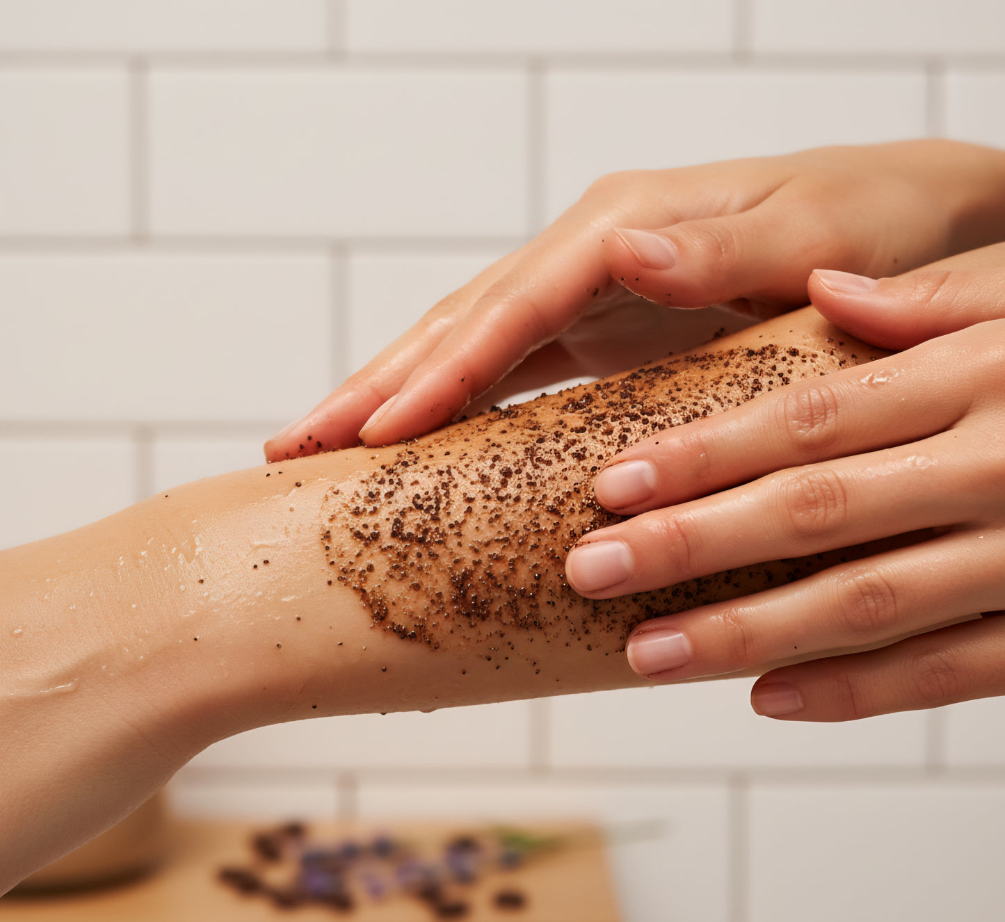 Coffee body scrub
